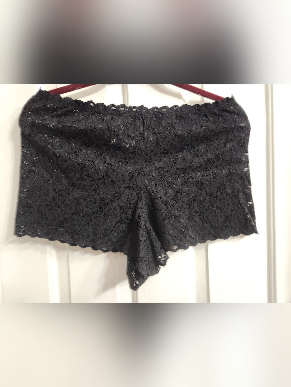 Avenue Black Lace Boyshort Underwear Panties Lingerie NWOT Size [18/20]